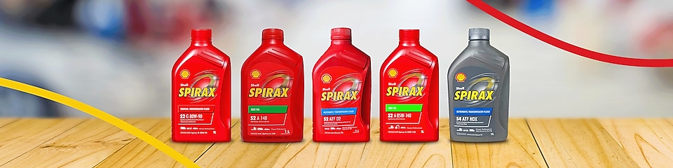 Les Huiles de transmission Shell Spirax S2 ATF D2, Shell Spirax S2G, Shell Spirax S2A 85W140, Shell Spirax S4 ATF HDX